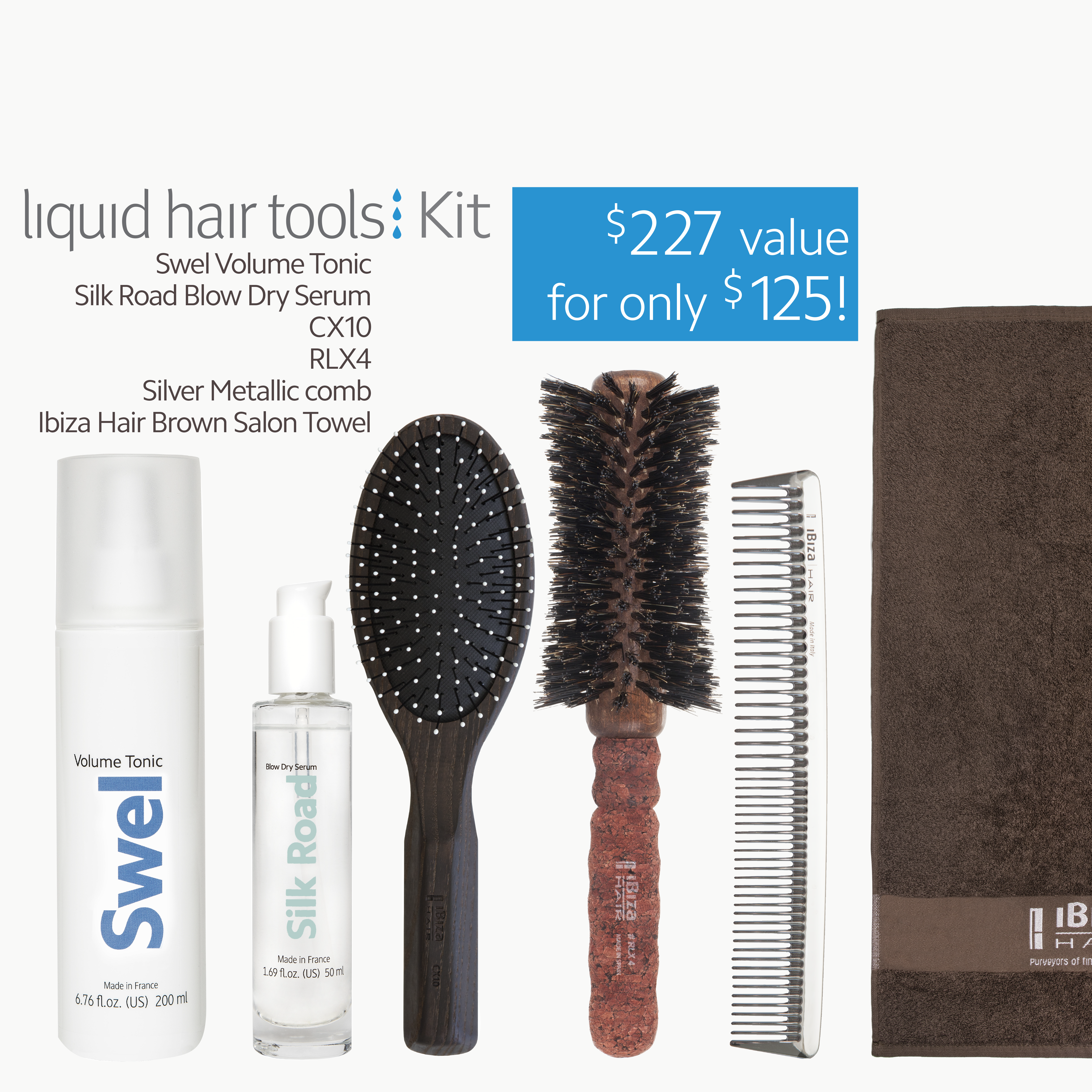 liquid hair tools kit