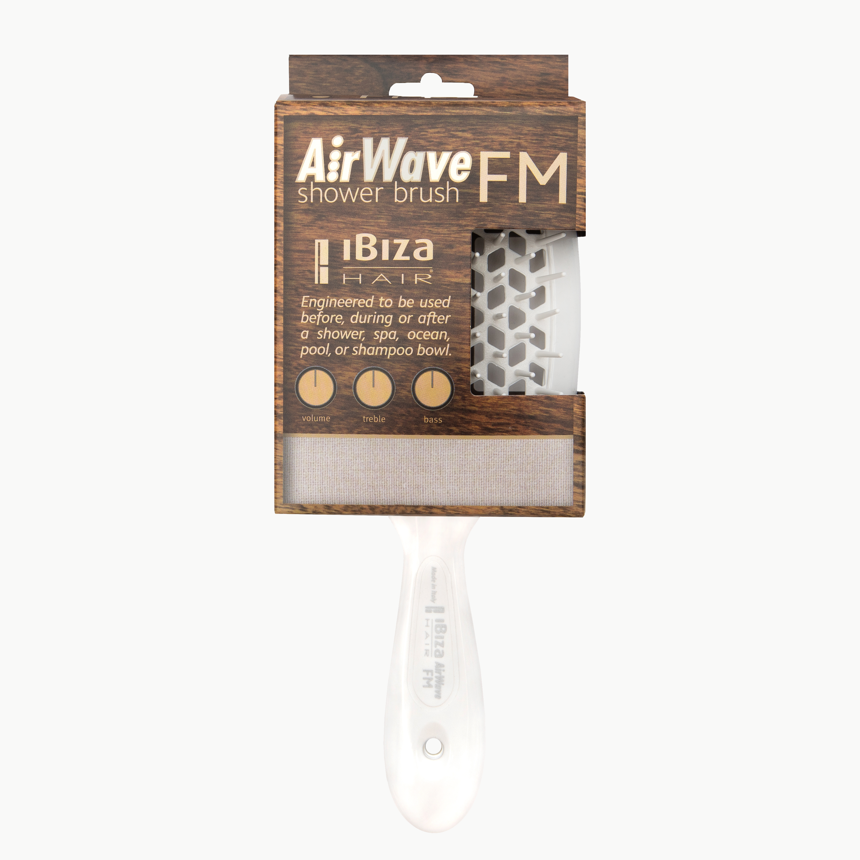 AirWave FM Shower Brush White