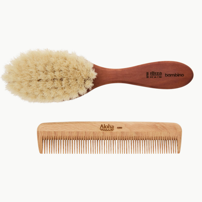 bambino brush & Aloha comb