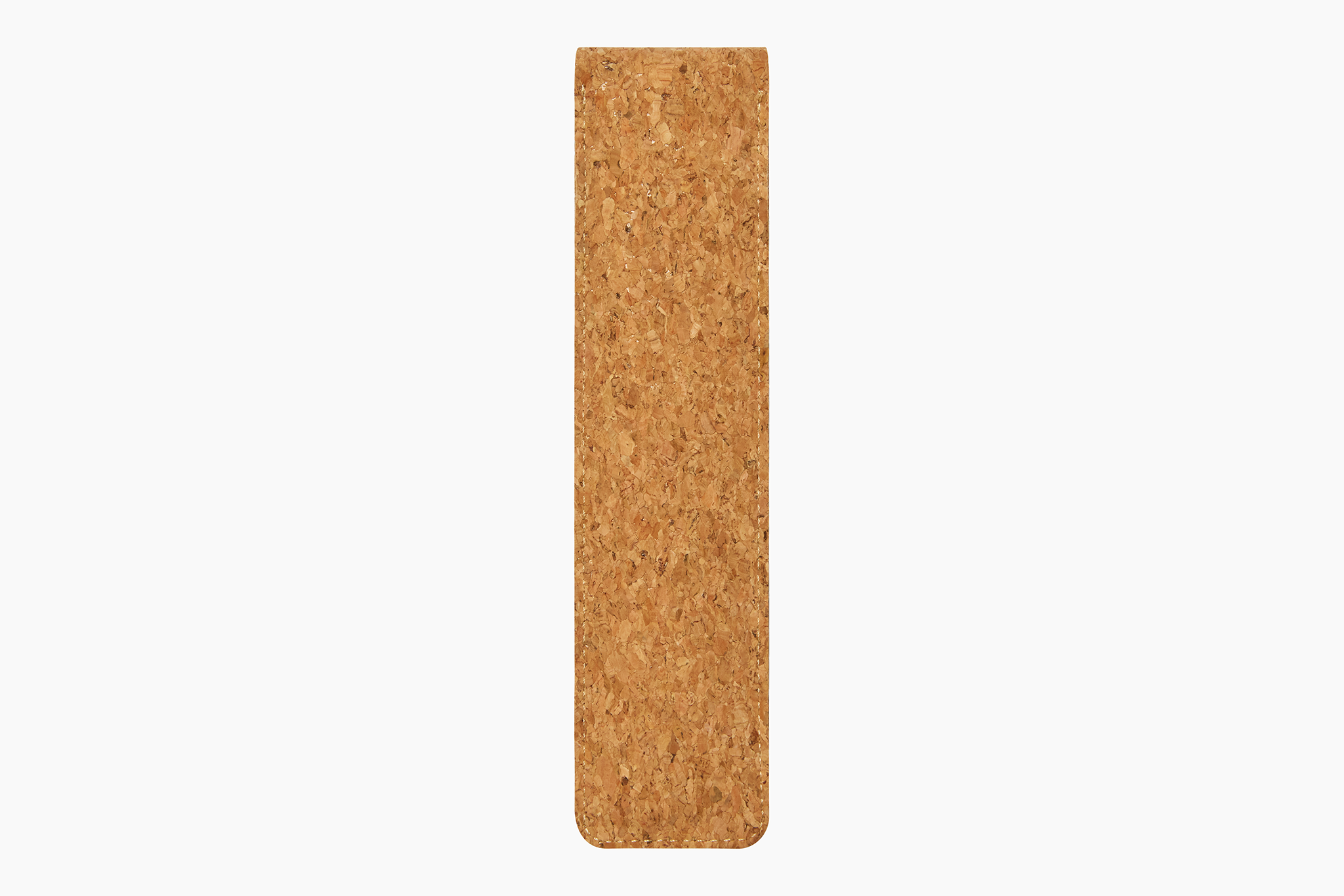 Gold styling comb with cork case