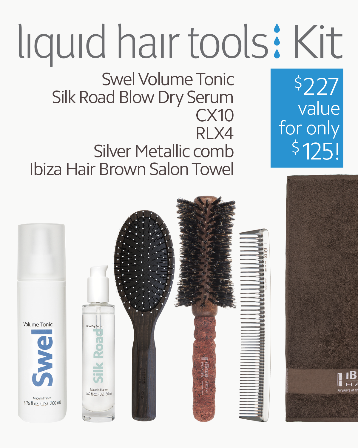 liquid hair tools Kit