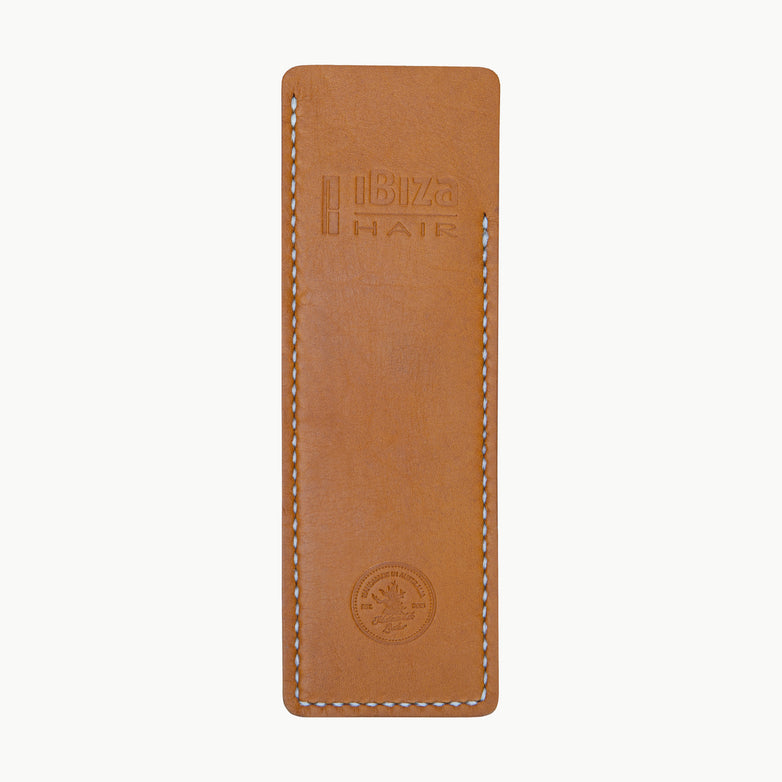 Comb Sleeve lite tan leather